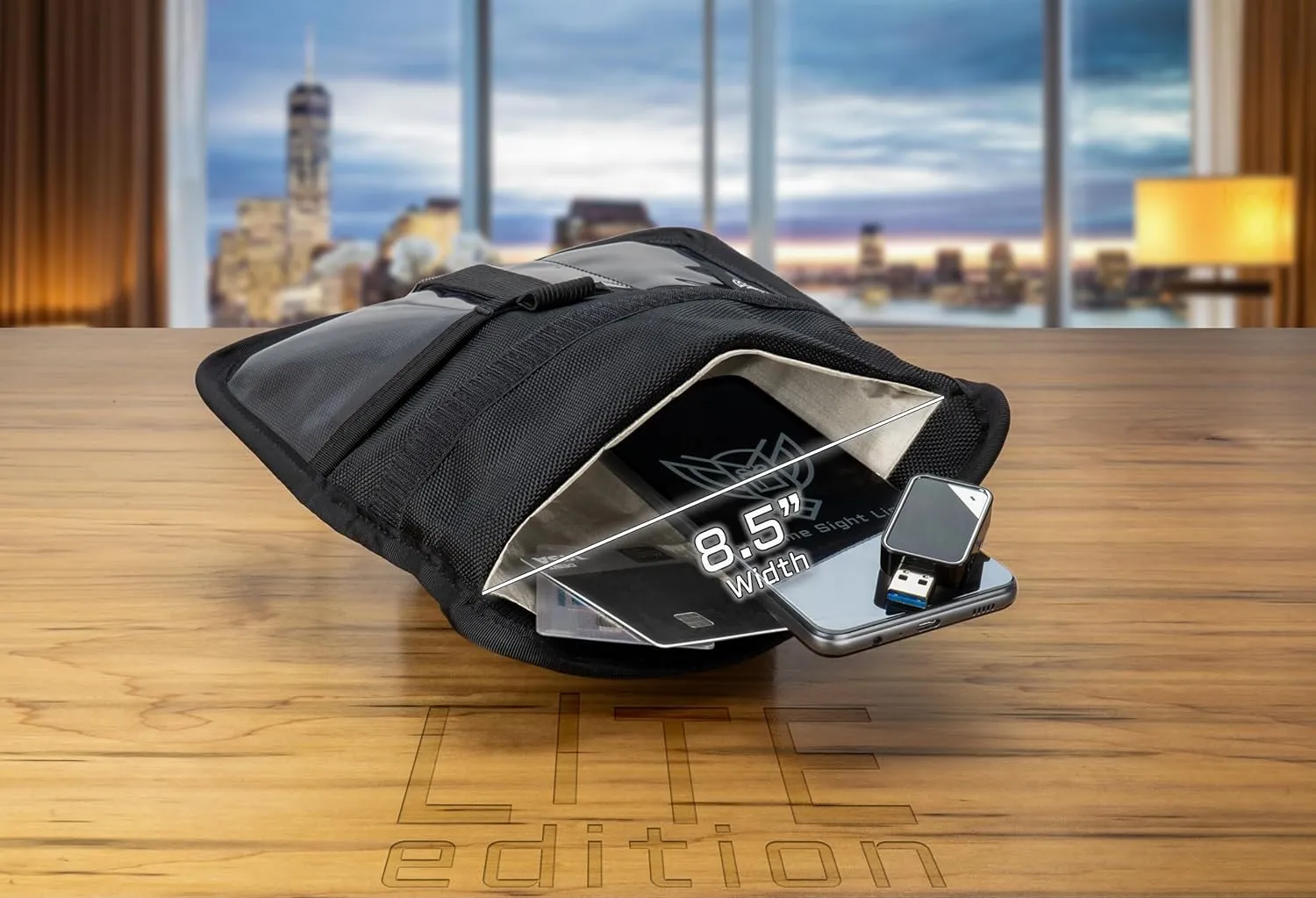 ~ Xecutive LITE Series Faraday Bag for Phones and Other Small Electronics ~ Data Security for Executive Travel ~ Tracking/Hacking Defense ~ Mil Spec Multicam Camo