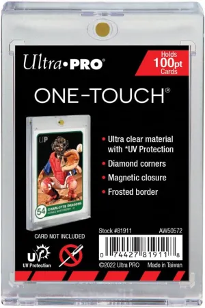 10 Ultra Pro 100pt Magnetic Card Holder Cases - Holds Thick Baseball, Football, Hockey Cards