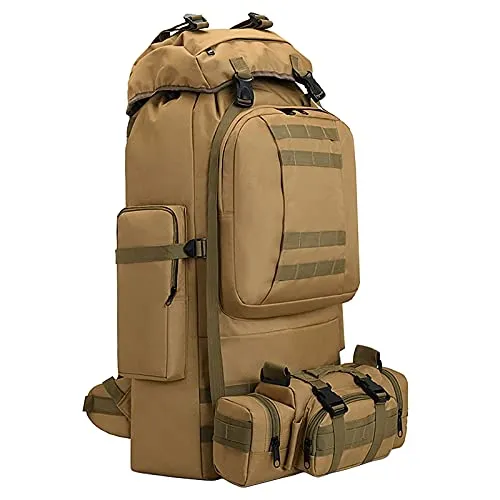 100L Camping Hiking Backpack,Molle military Tactical Rucksack Backpack