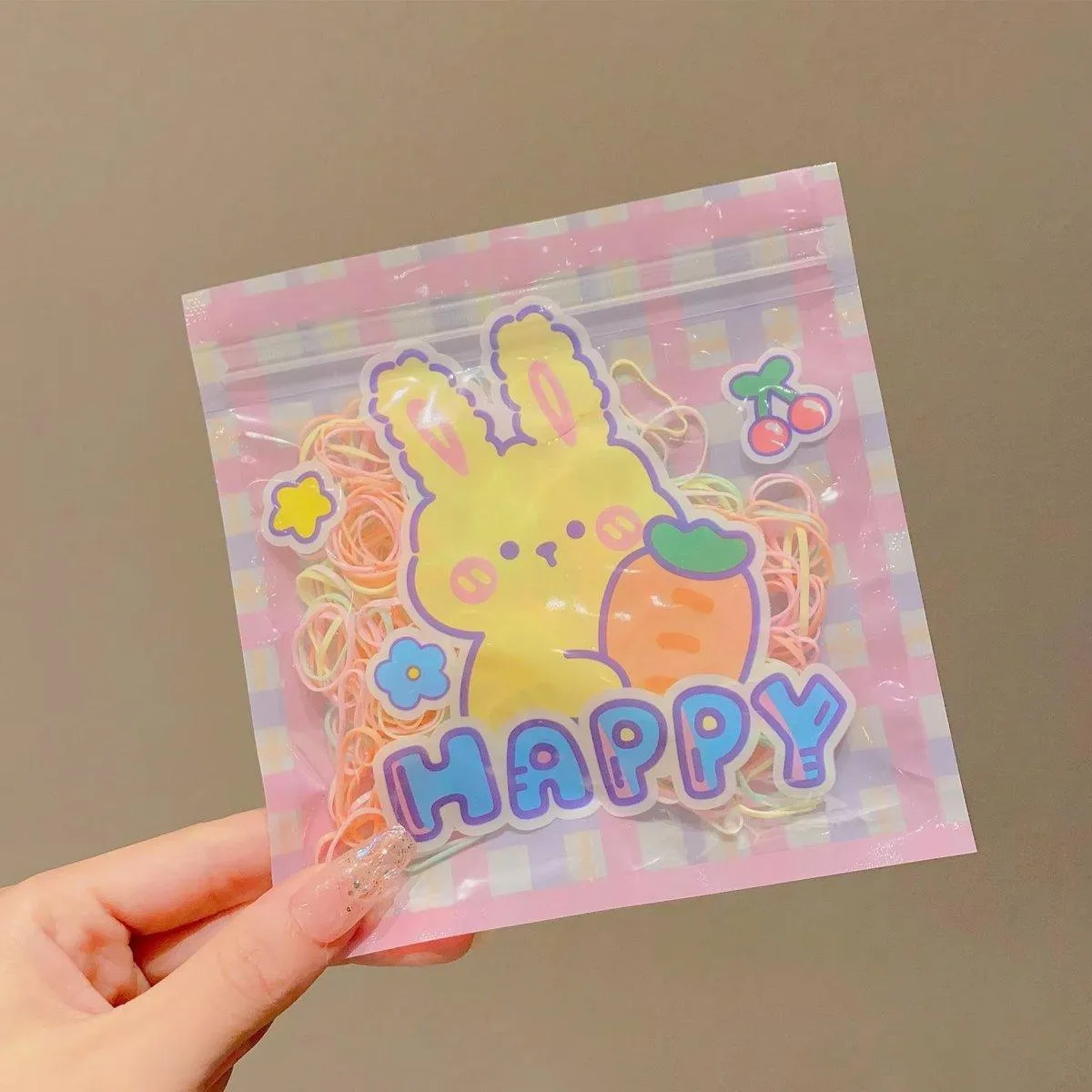 100pcs Cartoon Plastic Ziplock Bags