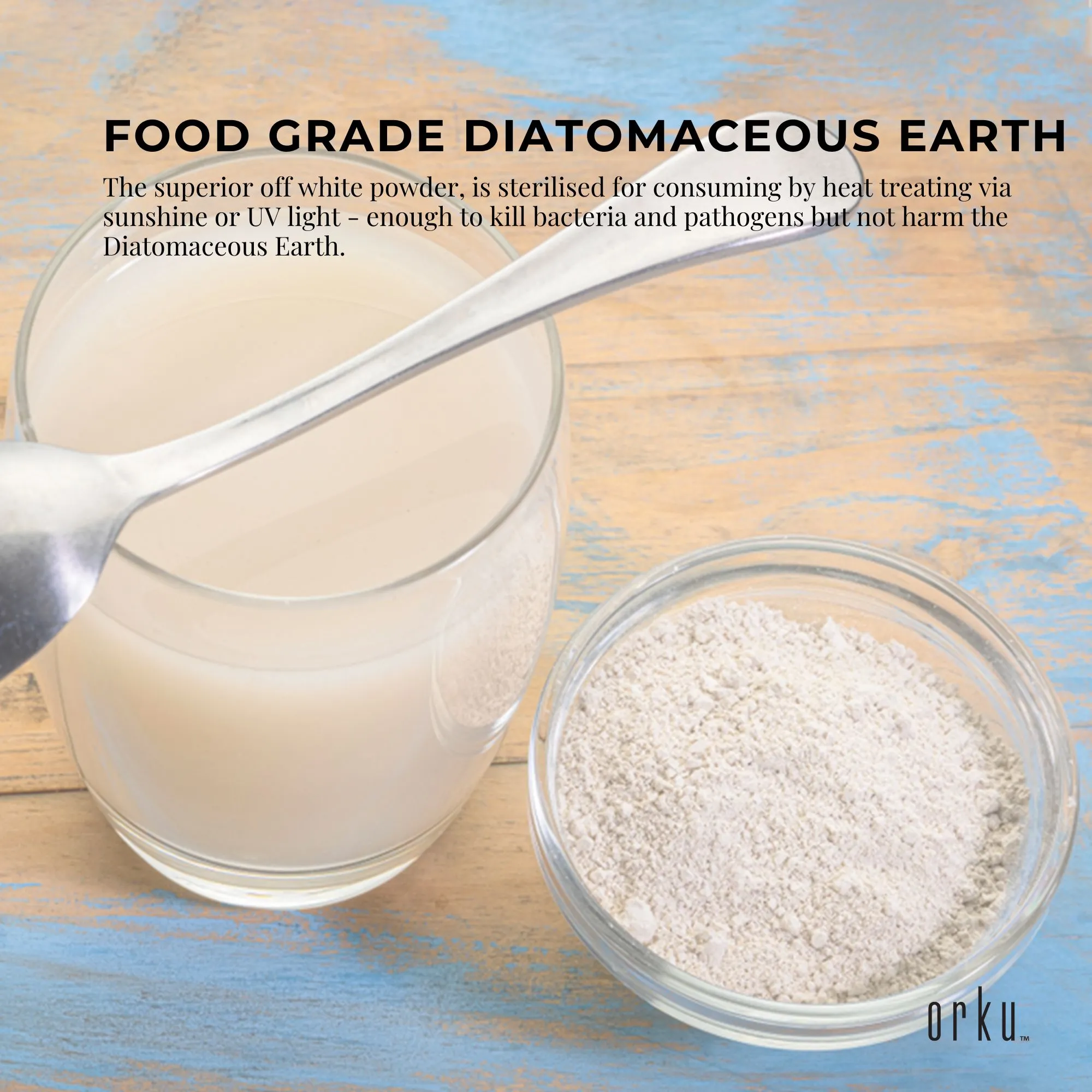 10Kg Organic Fine Diatomaceous Earth - Food Grade Fossil Shell Flour Powder