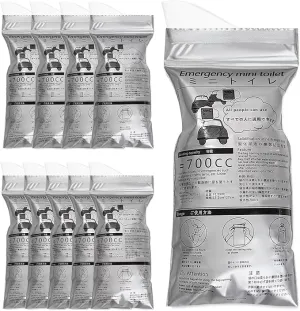 10PCS Disposable Urine Bags, Portable Camping Pee Bags, 700ml Travel Pee Bags for Emergencies, Camping, Travel, and Traffic Jams - Suitable for Outdoor Use