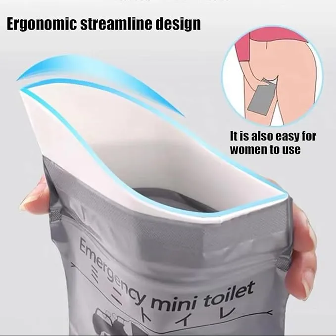 10PCS Disposable Urine Bags, Portable Camping Pee Bags, 700ml Travel Pee Bags for Emergencies, Camping, Travel, and Traffic Jams - Suitable for Outdoor Use