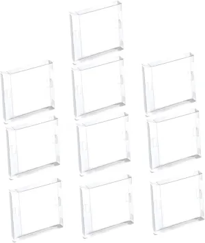 10pcs Transparent Game Card Protectors Trading Card Cases for Organizing and Displaying High-Transparency Cover for Game Compact and Lightweight Storage
