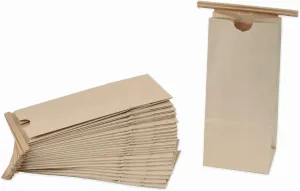 1/2 Pound, Poly-lined, Kraft Coffee Bags (100 Count)