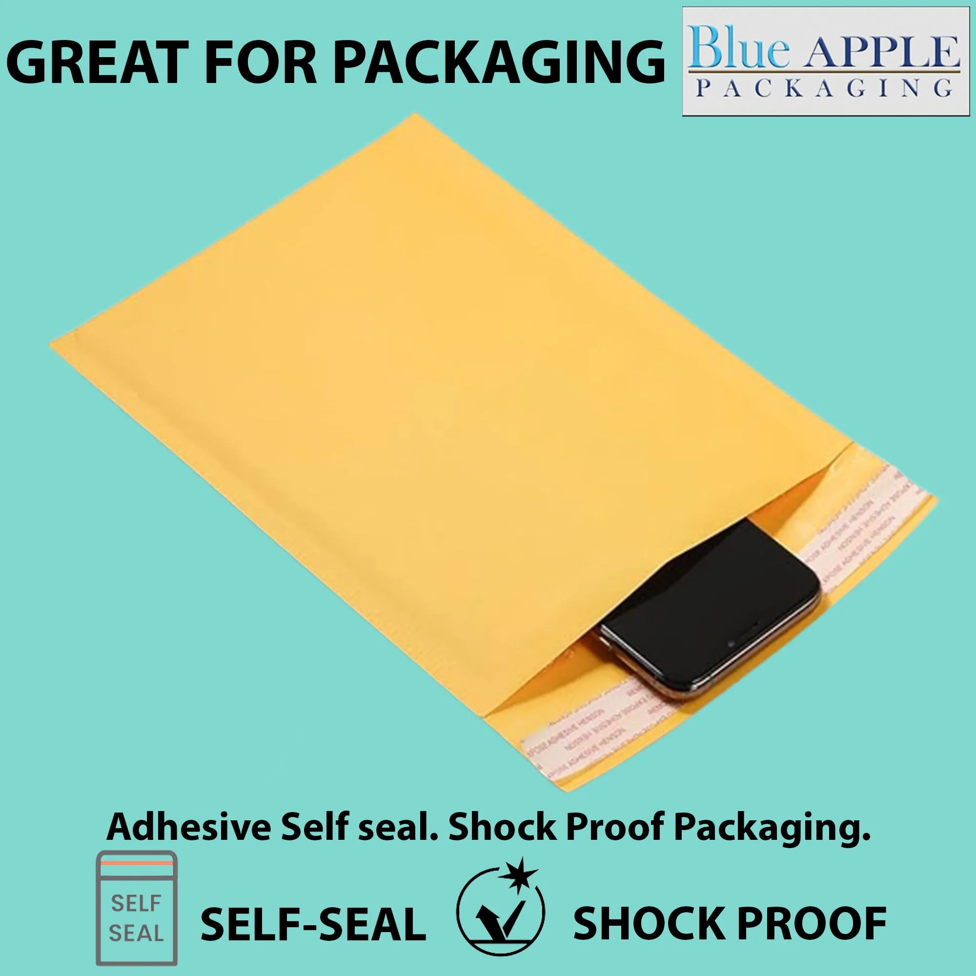 14.25X20 inches Kraft Bubble Mailer #7 Shipping Envelopes