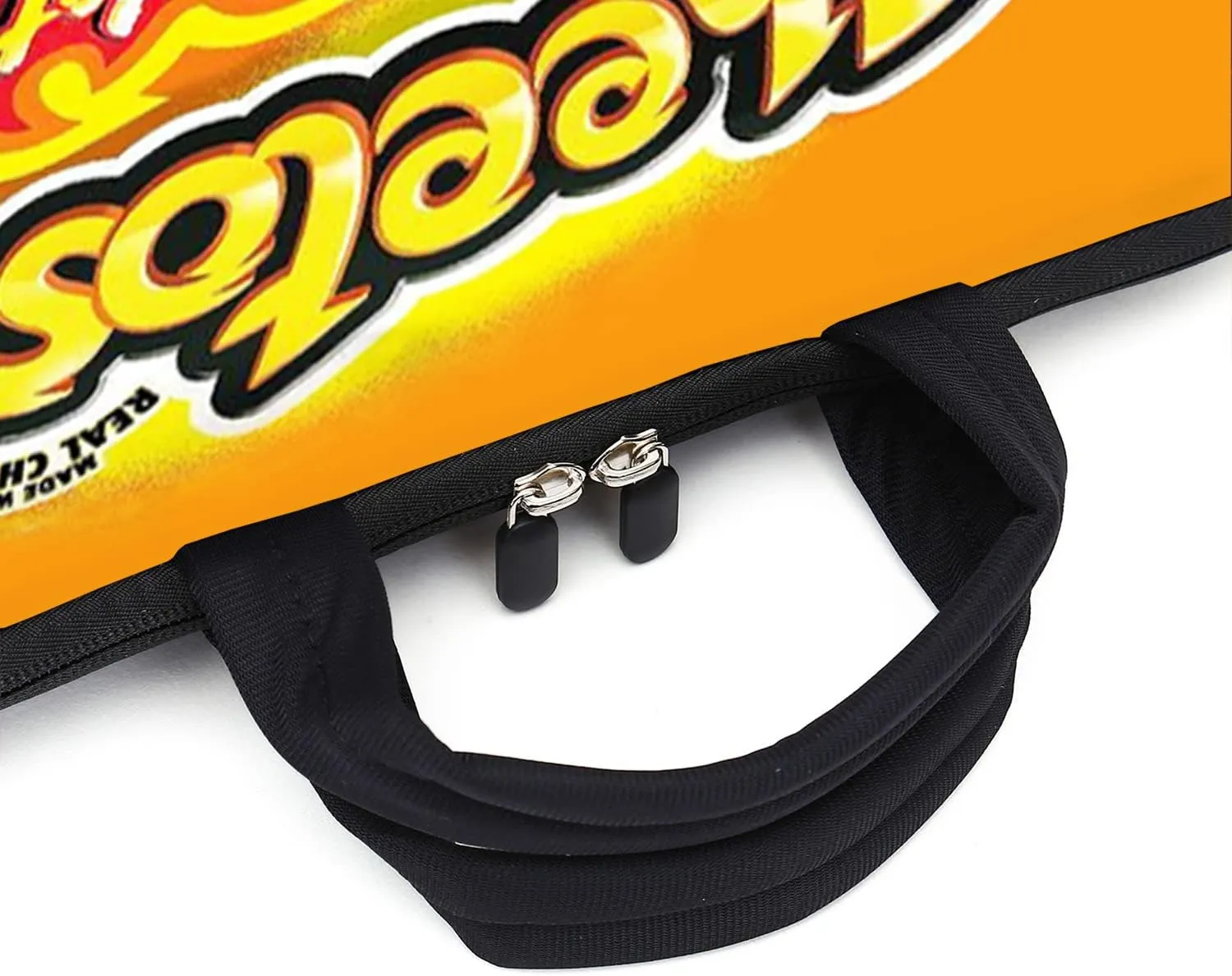 15 Inch Laptop Sleeve Carrying Bag Neoprene Sleeve Tote Tablet Cover Notebook Briefcase Bag with Handle (15-15.6 inch, Yellow Tiger)