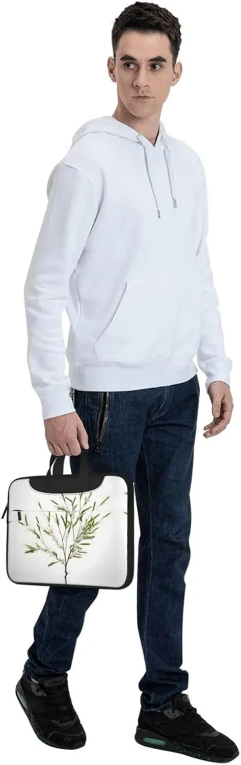 15.6-Inch Laptop Computer And Tablet Shoulder Bag Carrying Case,Business Casual,Winter Cable Ski Lift Print