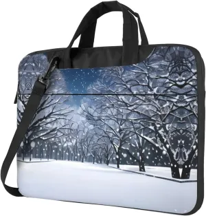 15.6-Inch Laptop Computer And Tablet Shoulder Bag Carrying Case,Business Casual,Yin Yang Pattern Print