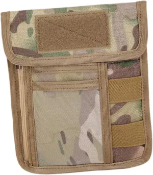 1Pc Outdoor Camouflage Credential Bag Versatile Stylish Cards Pouch for Travel Camping Adventure Lightweight and Portable Design for Men and Women