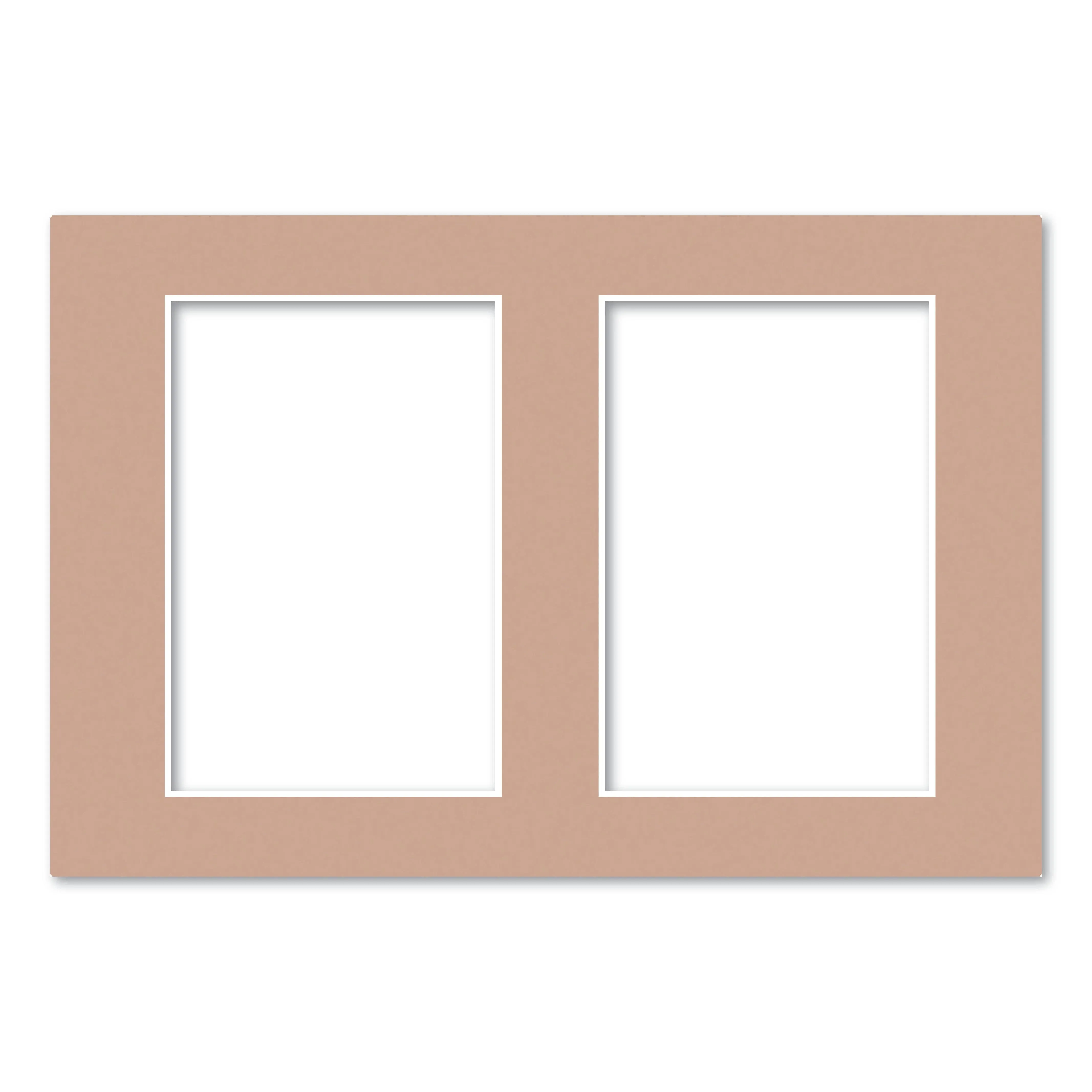 2 Window (4x6in) Collage Photo Mat Board