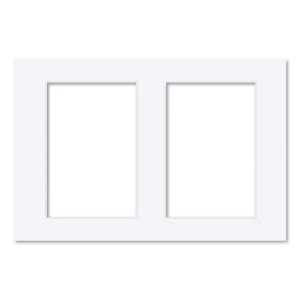2 Window (4x6in) Collage Photo Mat Board