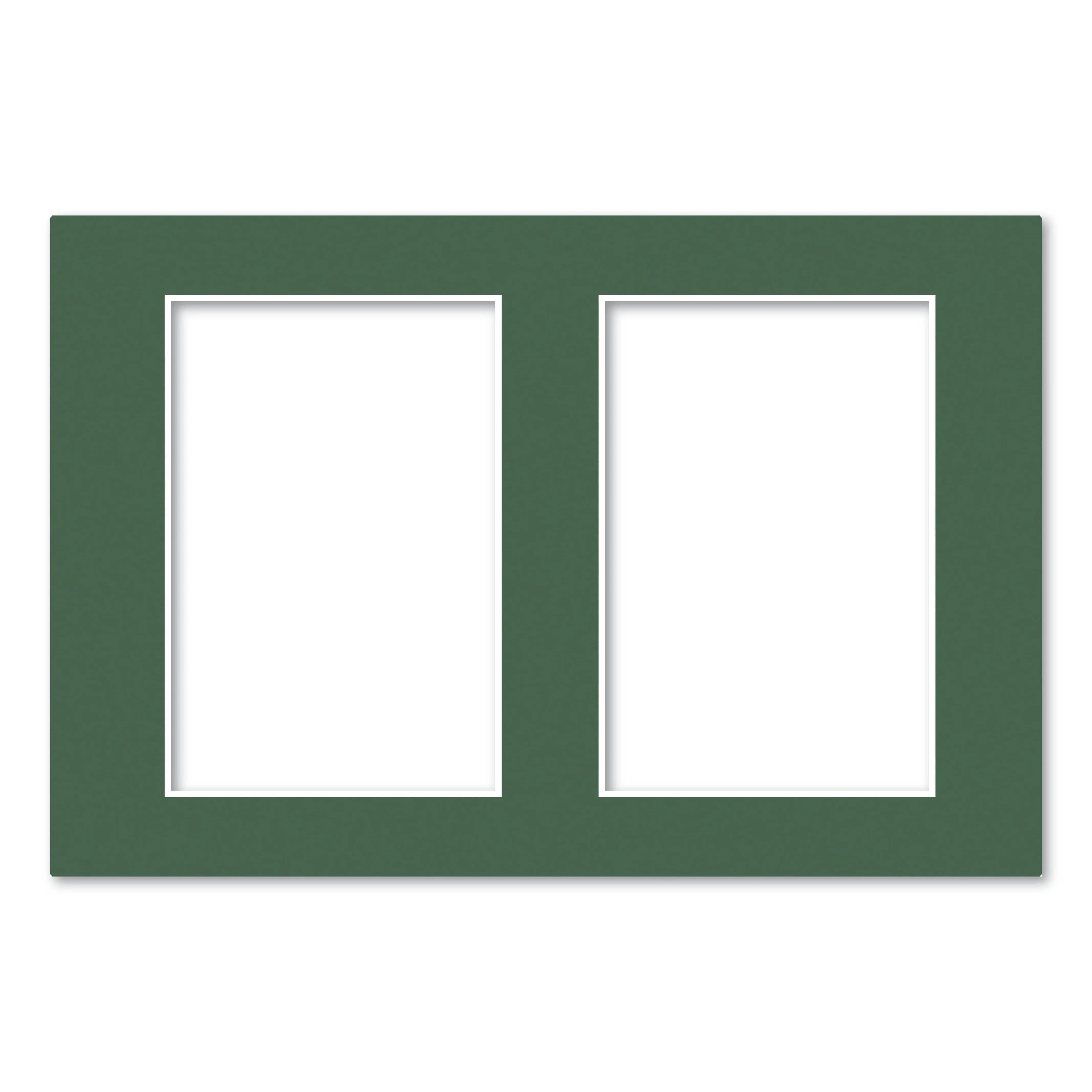 2 Window (4x6in) Collage Photo Mat Board