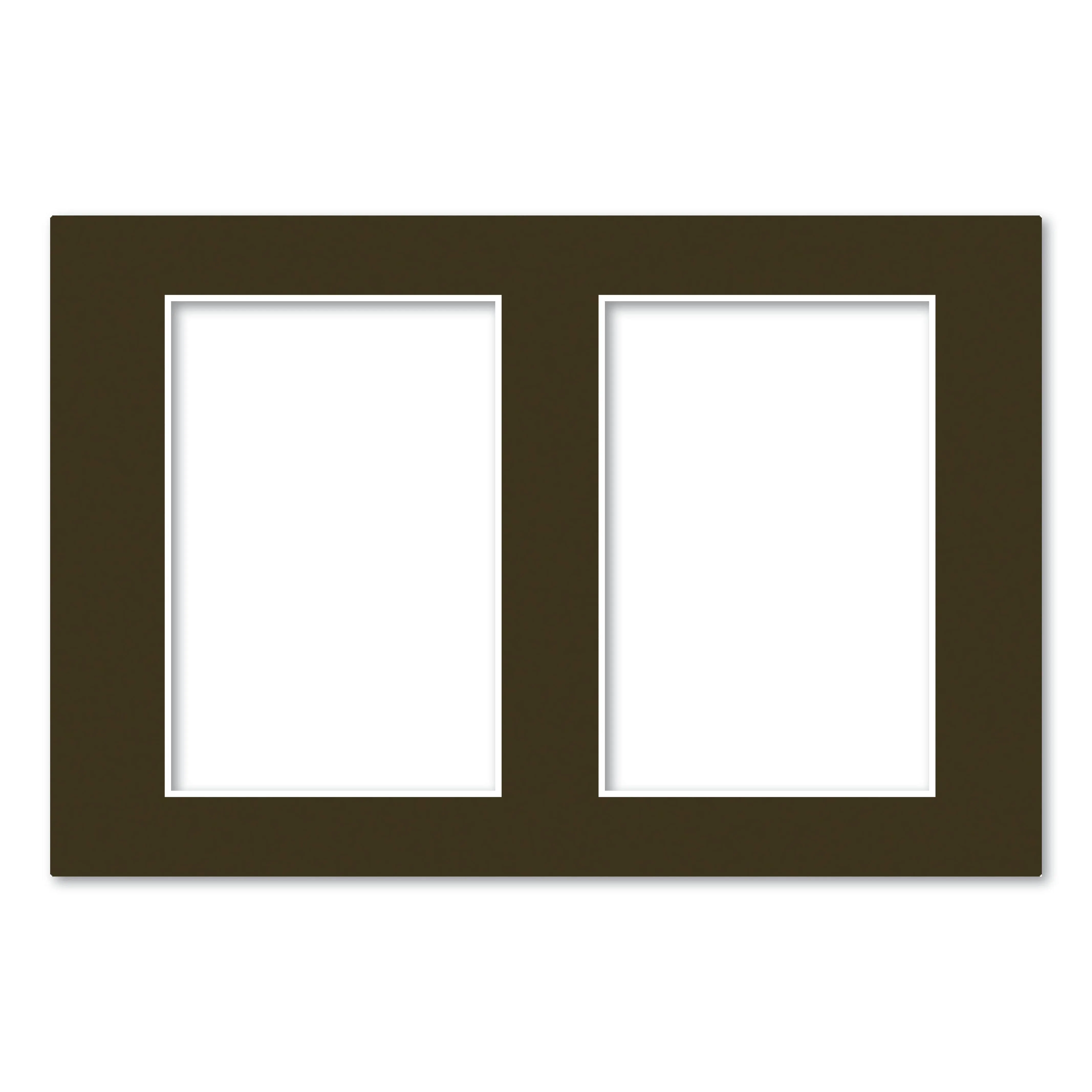 2 Window (4x6in) Collage Photo Mat Board