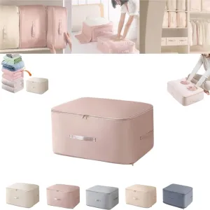 2024 NEW Space Saving Self Compression Organizer,Self Compression Moving Organizer Bags,Storage Tote for Space Saving,Heavy Duty Moving Bags for Comforters,Clothes (Pink, 15.75 * 11.8 * 7.08in)