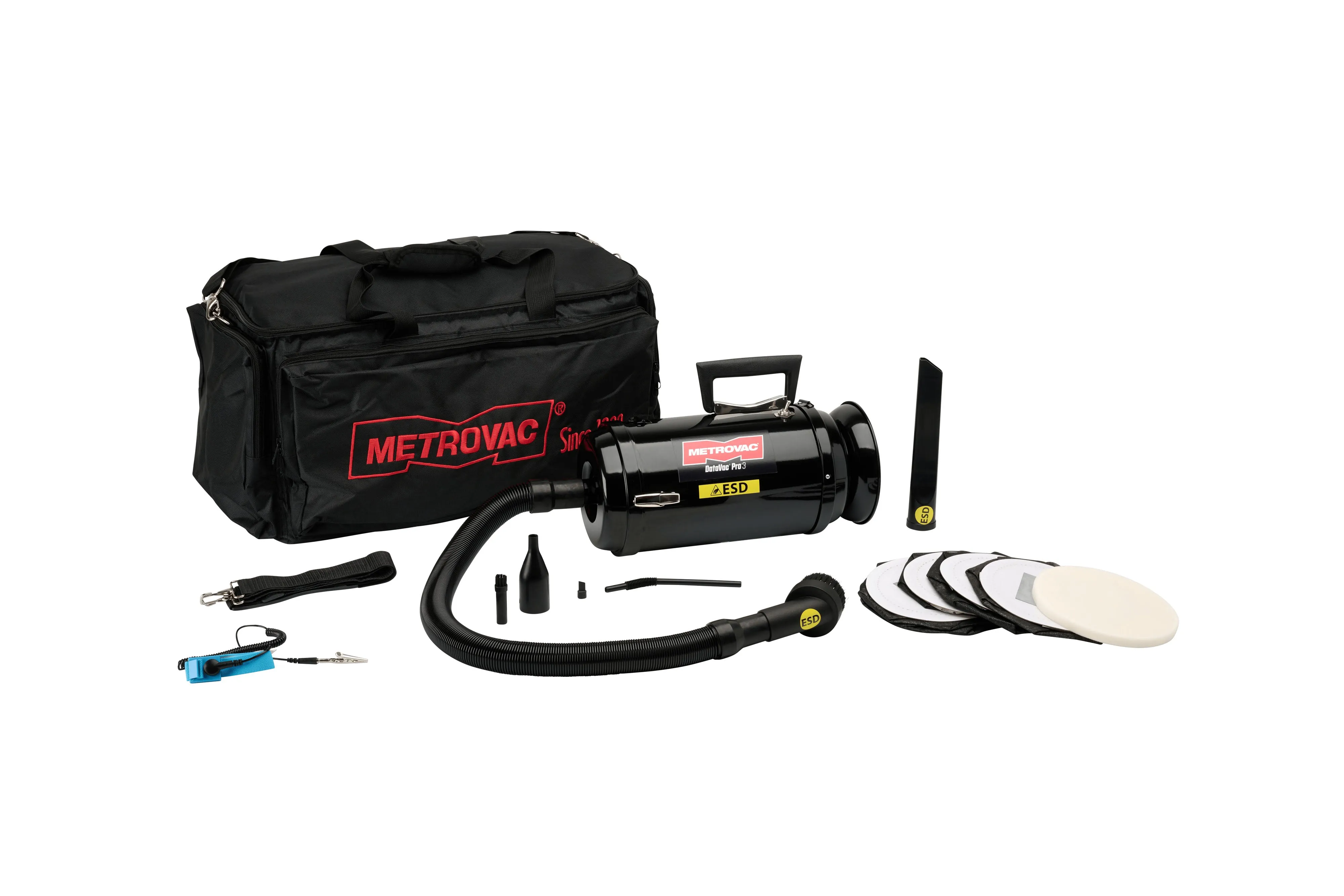 220/240V DataVac® 3 ESD Safe 2-Speed Maintenance System DV3ESD1
