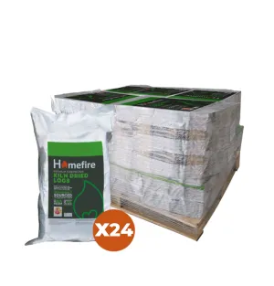 24 Handy Bags of Kiln-Dried Logs