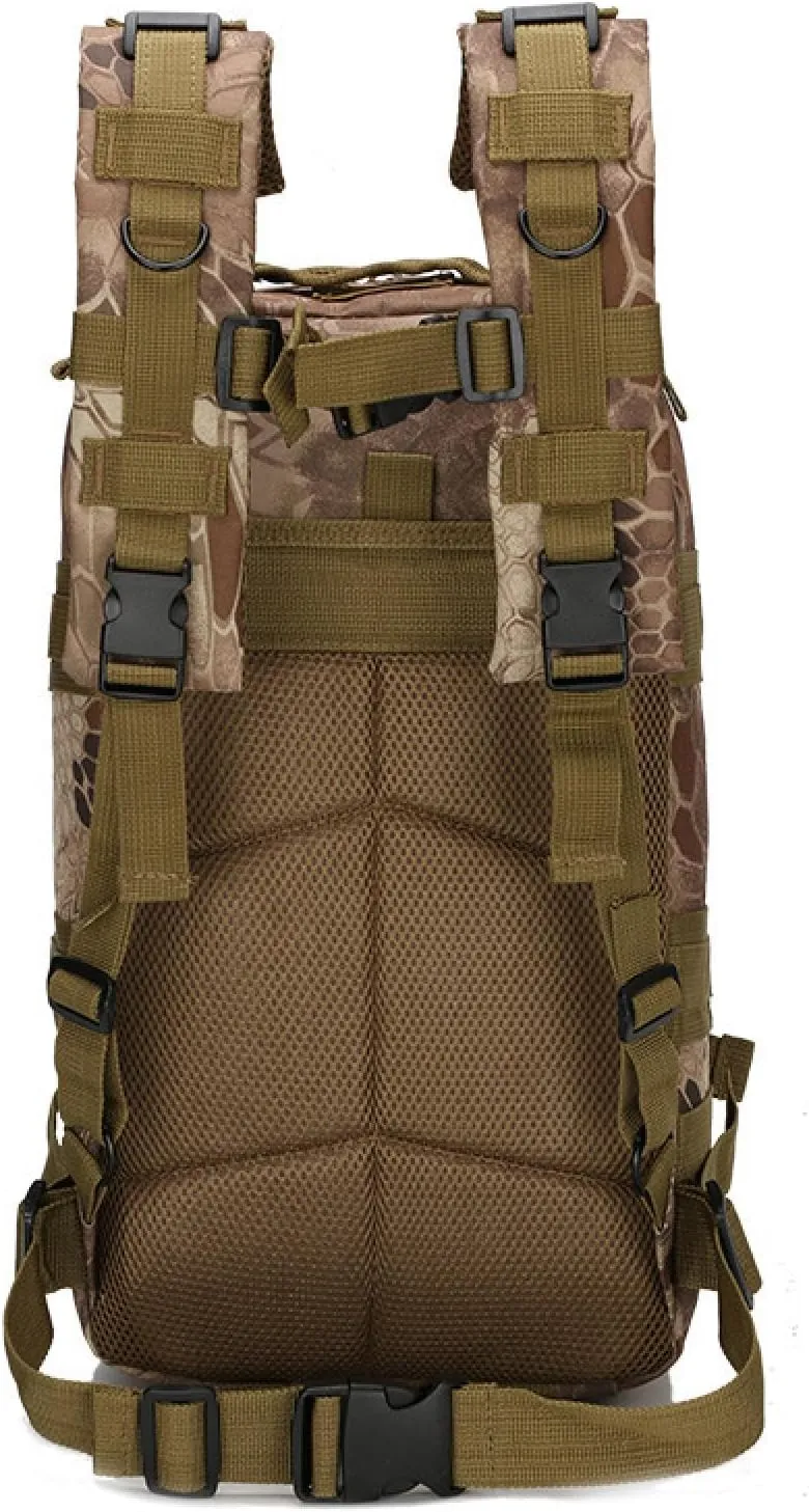 3P Tactical Backpack for Men and Women Small Outdoor Mountaineering Bag Trekking Camouflage Backpack