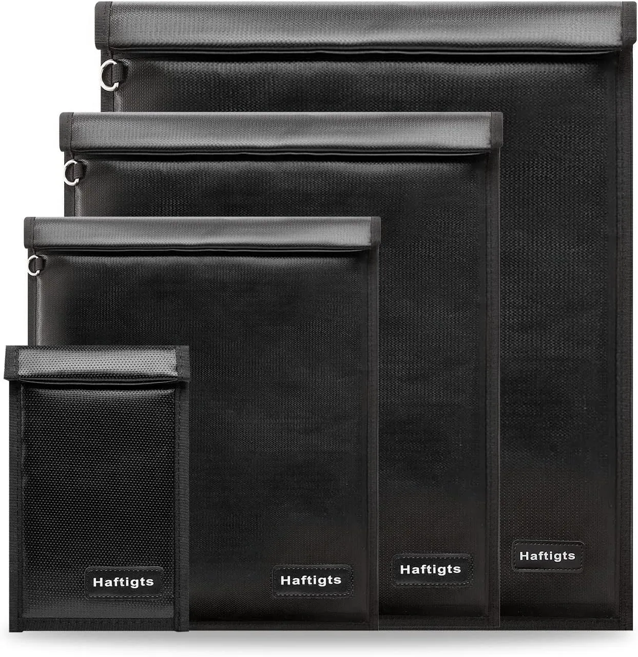 4 Pack Faraday Bags for Laptops & Phones, Faraday Cage for Anti-Theft & Tracking Protection, Waterproof & Fireproof RFID Signal Blocker Bags