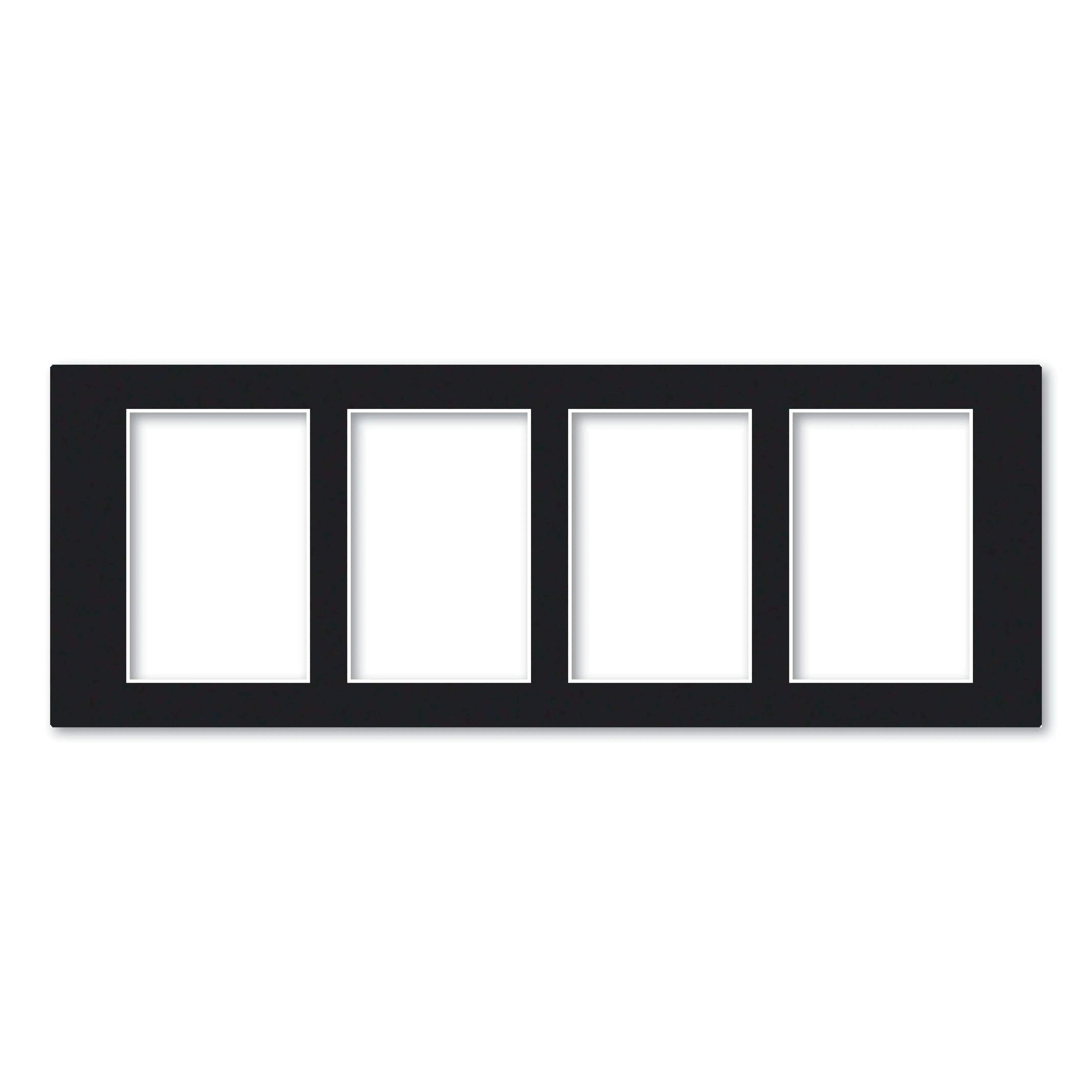 4 Window (4x6in) Collage Photo Mat Board