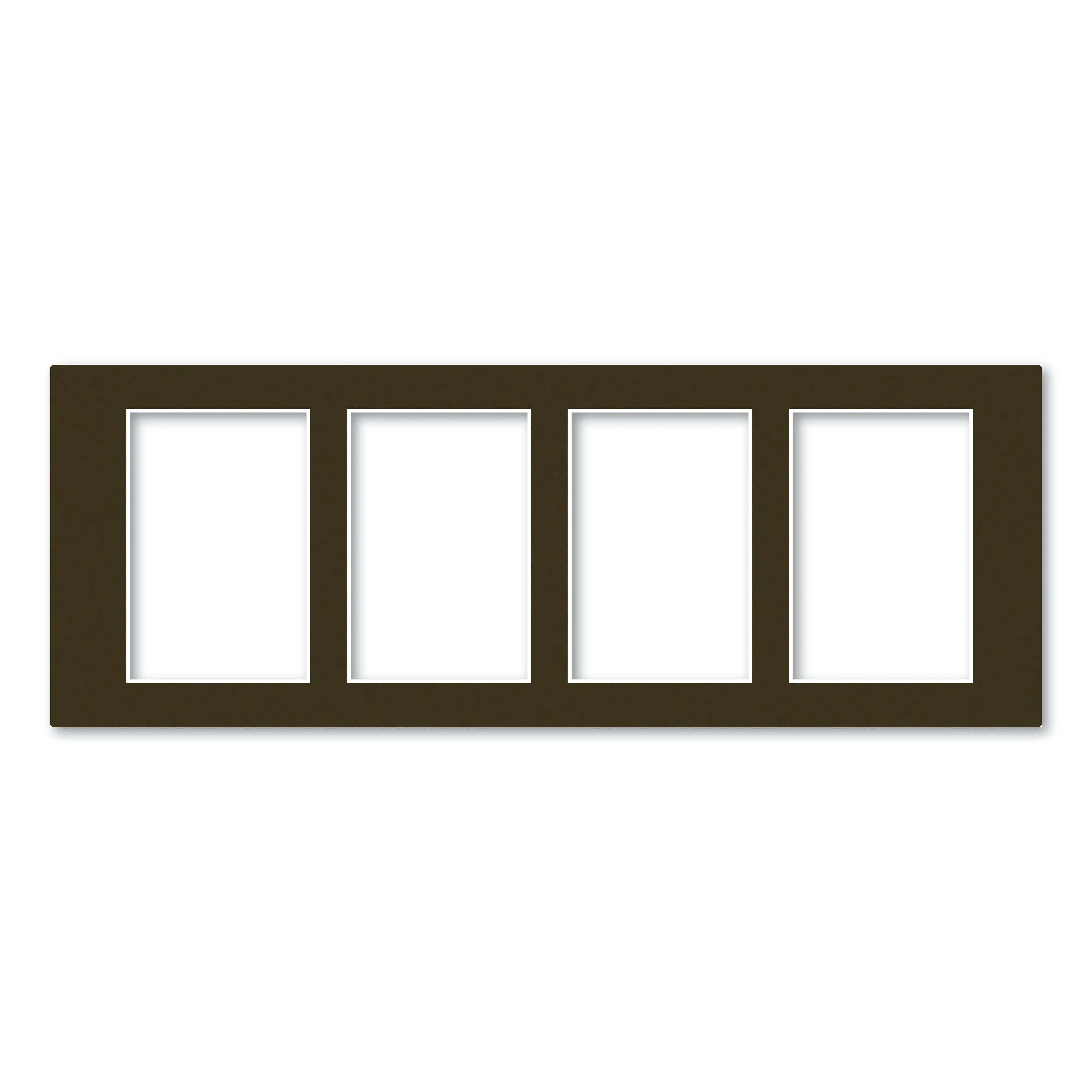 4 Window (4x6in) Collage Photo Mat Board