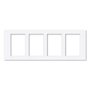 4 Window (4x6in) Collage Photo Mat Board