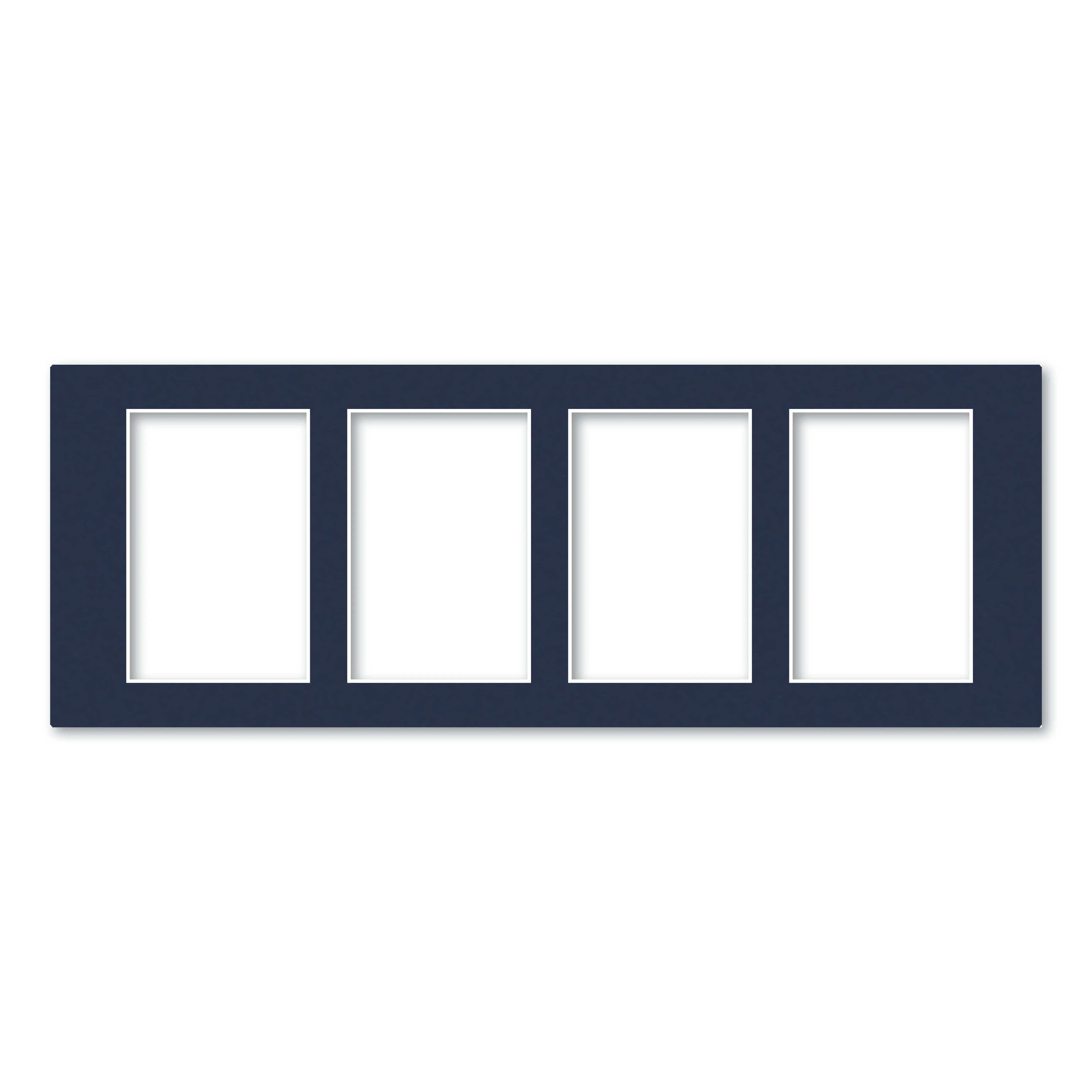4 Window (4x6in) Collage Photo Mat Board