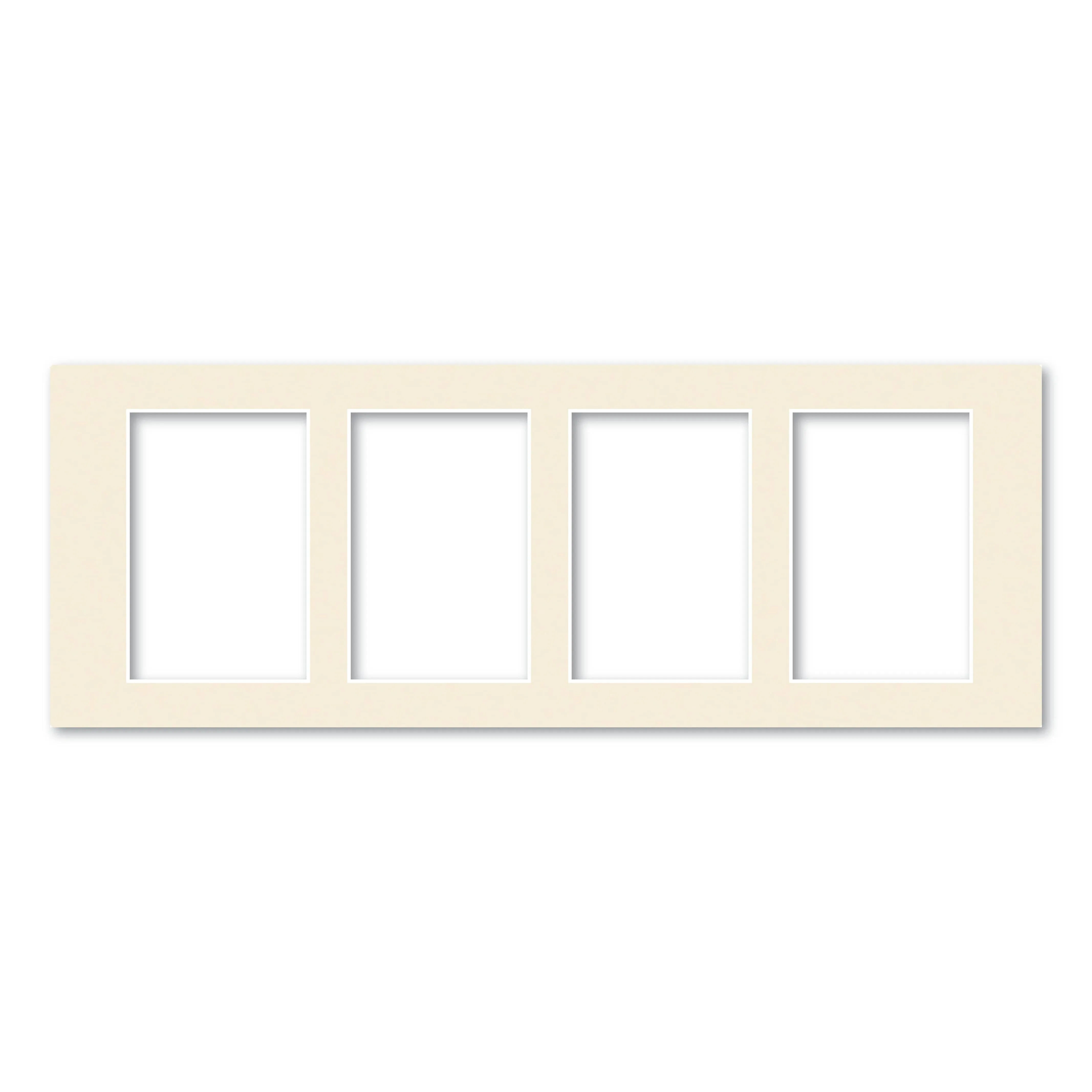 4 Window (4x6in) Collage Photo Mat Board