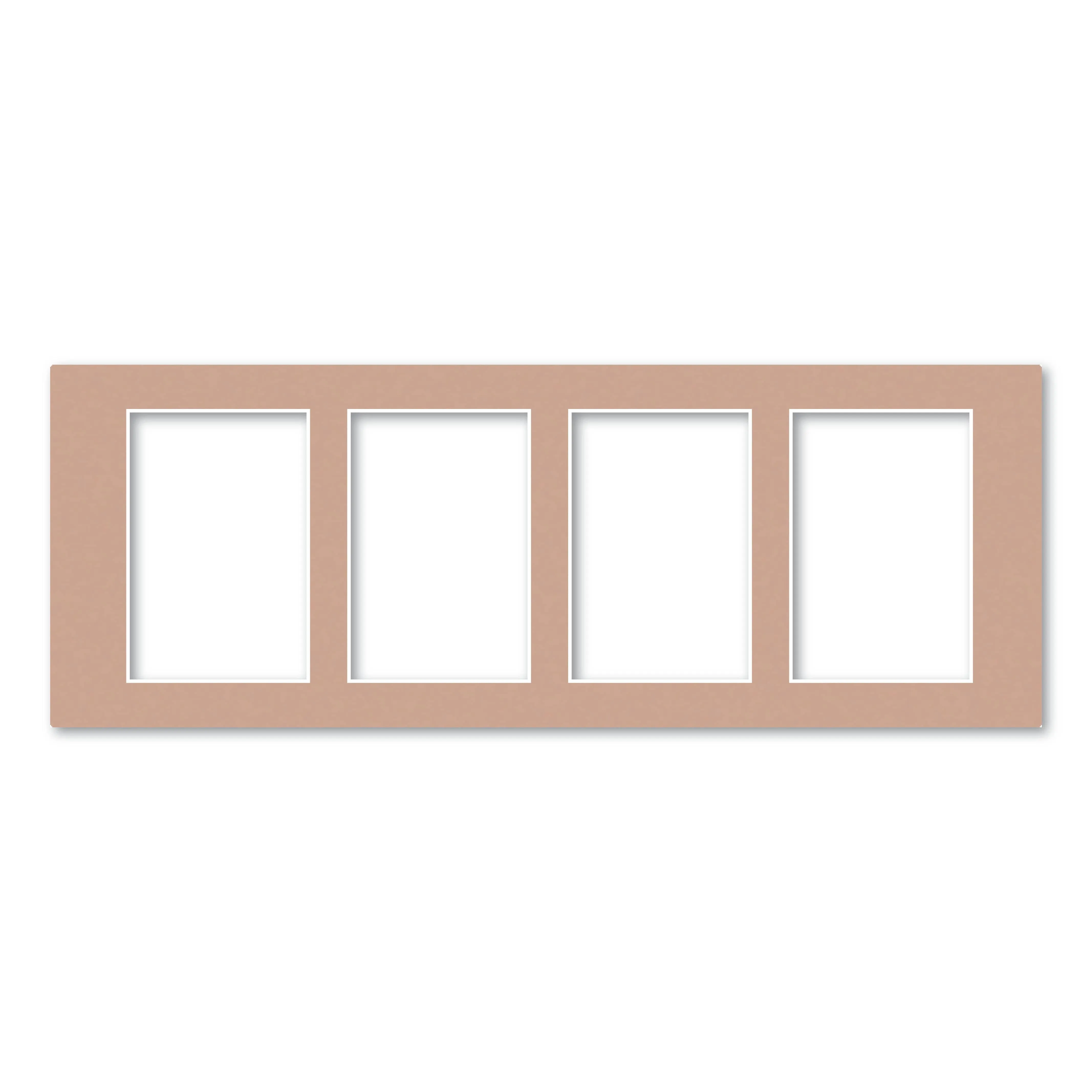 4 Window (4x6in) Collage Photo Mat Board