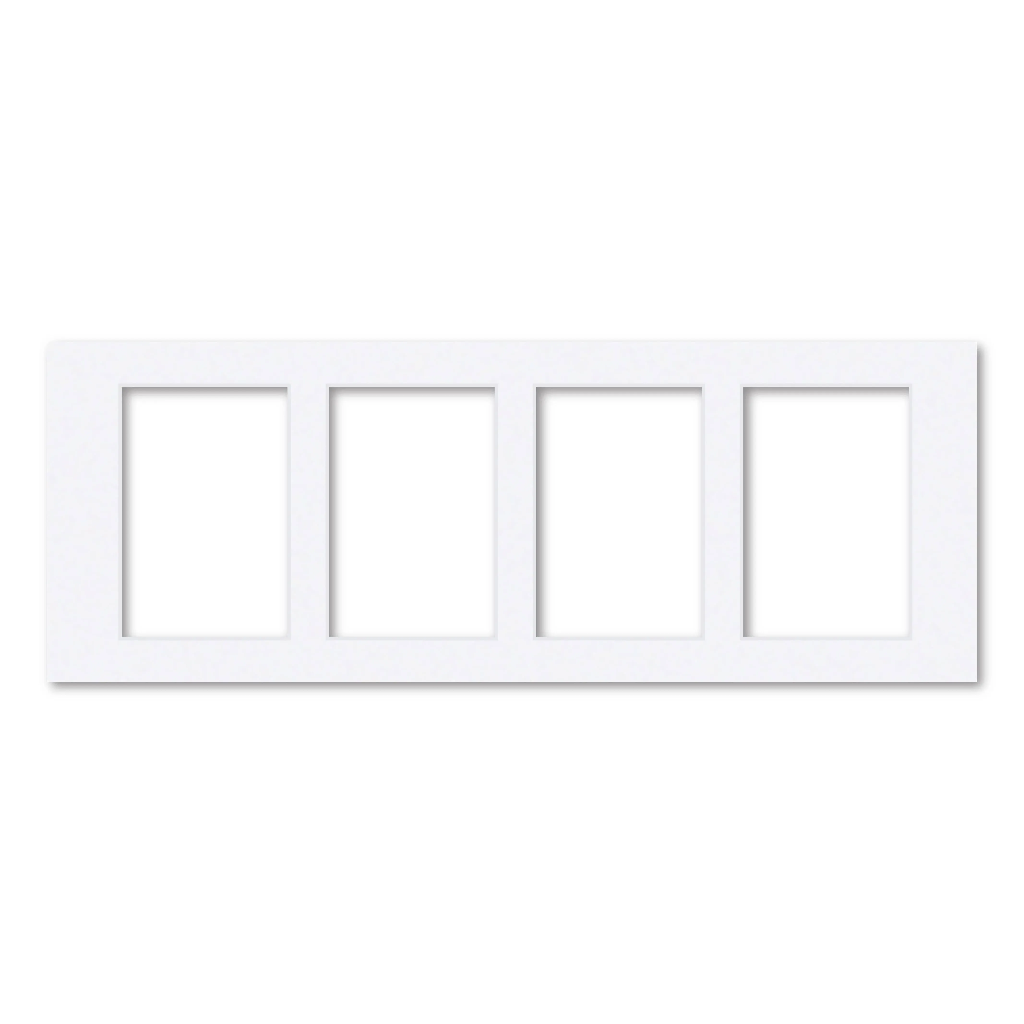 4 Window (4x6in) Collage Photo Mat Board