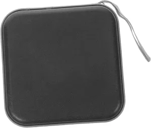 40 Cd/DVD Storage Bag Travel Wallet Portable Cd Holder Cd Carrying Pouch Small DVD Case DVD Wallet Cd/DVD Storage Case Disc Organizer Black Plastic