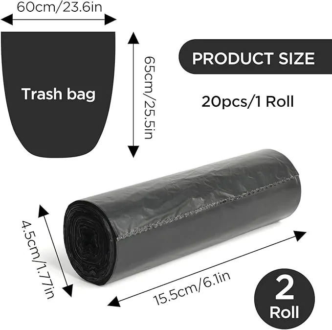 40PCS Biodegradable Camping Toilet Bags, 22L Capacity, Portable Toilet Bags for portable potty, Camping Toilet Accessories for Eco-Friendly Waste Disposal in Outdoor Adventures