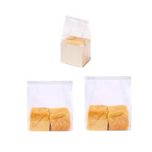 50PCS Resealable Clear Food Storage Bags