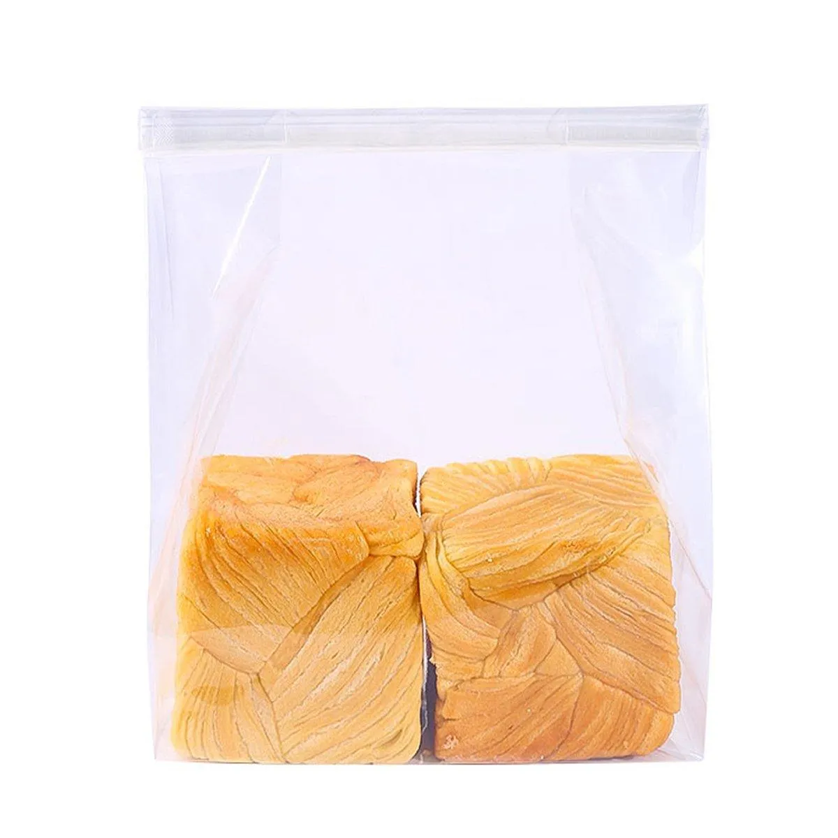 50PCS Resealable Clear Food Storage Bags