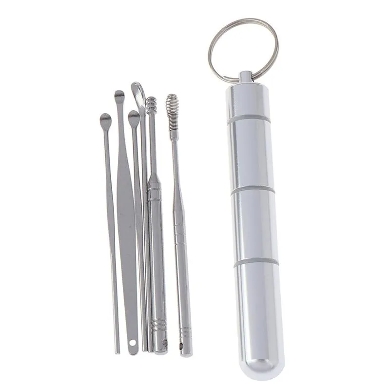 6 In 1 Spiral Ear Wax Removal Travel Set