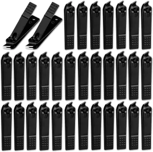 60-Pack Slanted Edge Nail Clippers Bulk, Angled Toe Nail Clippers Pack Cuticle Nail Cutters Clippers Fingernail Clippers Slanted for Women Men Seniors Homeless Care (Black)