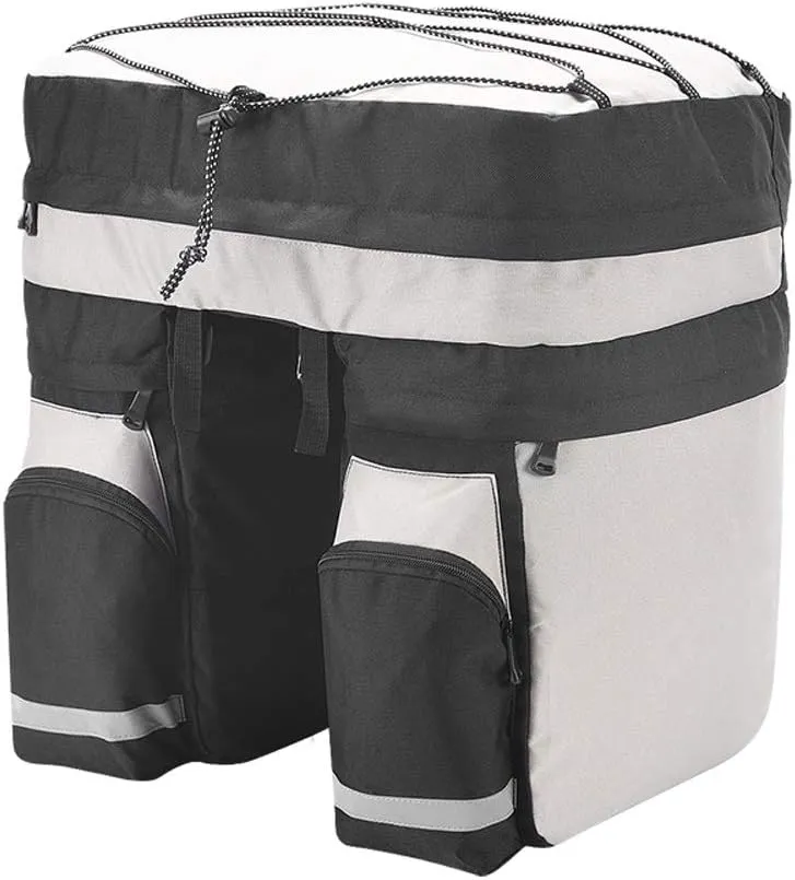 60L Bicycle Carrier Bag Rear Rack Bike Trunk Bag Luggage Pannier Back Seat Double Side Cycling Bycicle Bag (Color : B) (C)