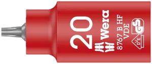 8767 B VDE HF TORXÂ® Zyklop bit socket, insulated, with holding function, 3/8" drive