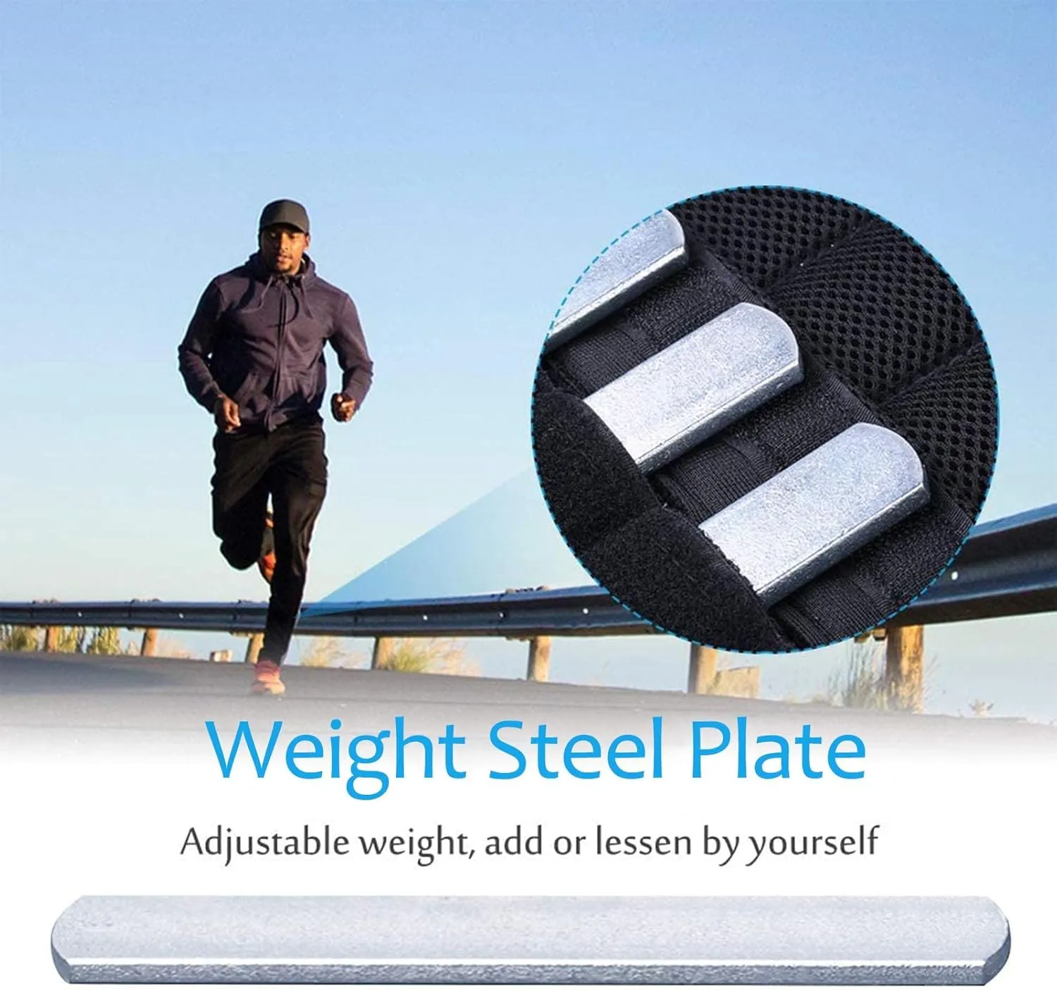 Adjustable weighted vest with weights included Strength training vests for men women workout Body weight jacket for exercise running with belt and shoulder pads