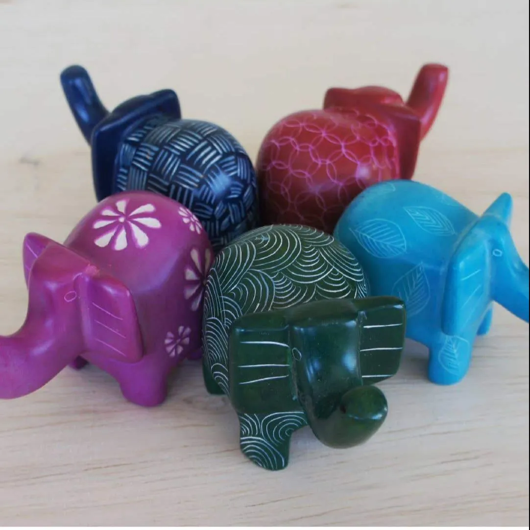 Akija™ Soapstone Elephants