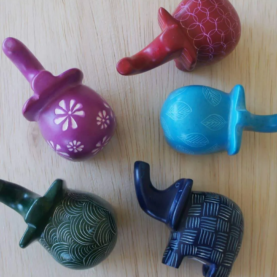 Akija™ Soapstone Elephants