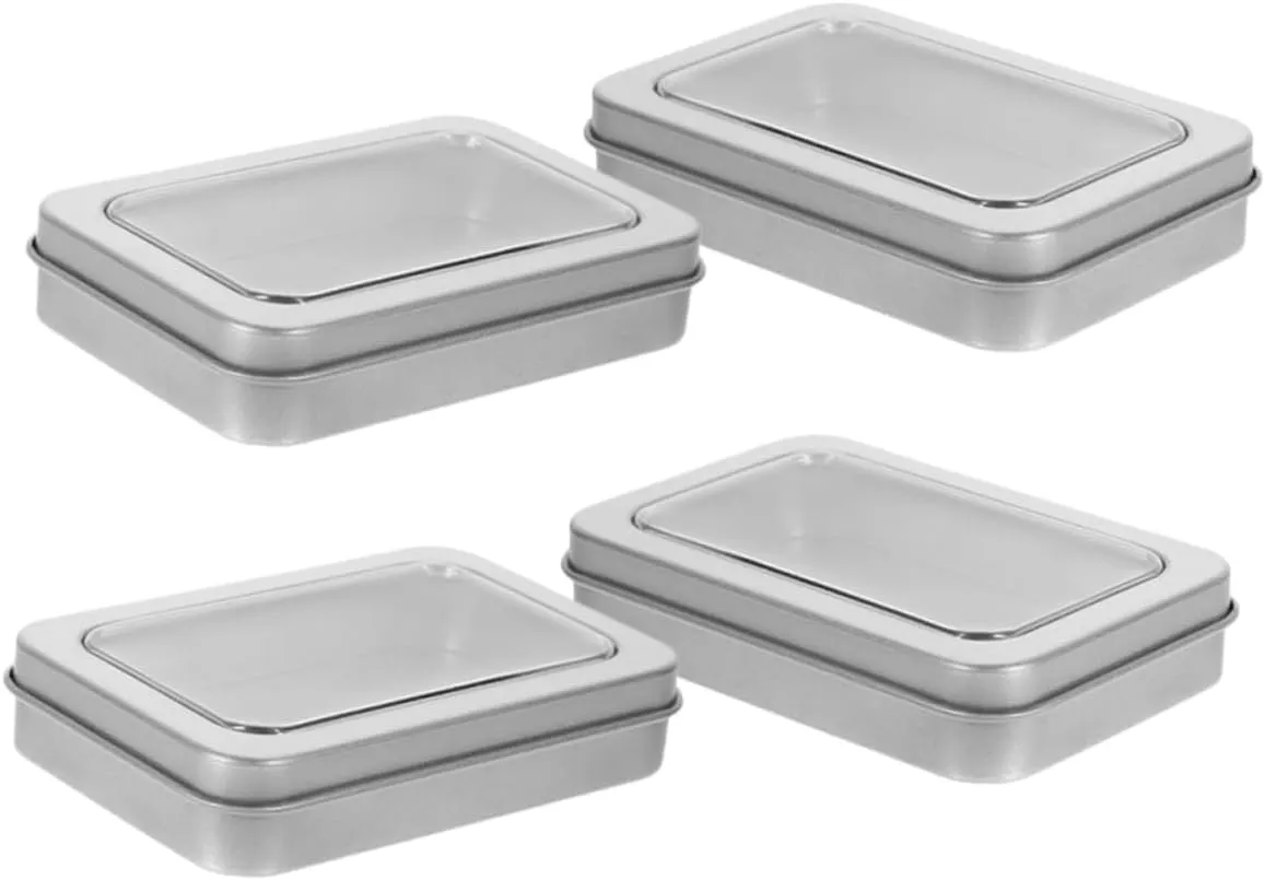 Alasum 12pcs Clear Window Game Card Storage Boxes Compact Trading Card Holder for Accessories Jewelry and Small Items Easy to Carry and More
