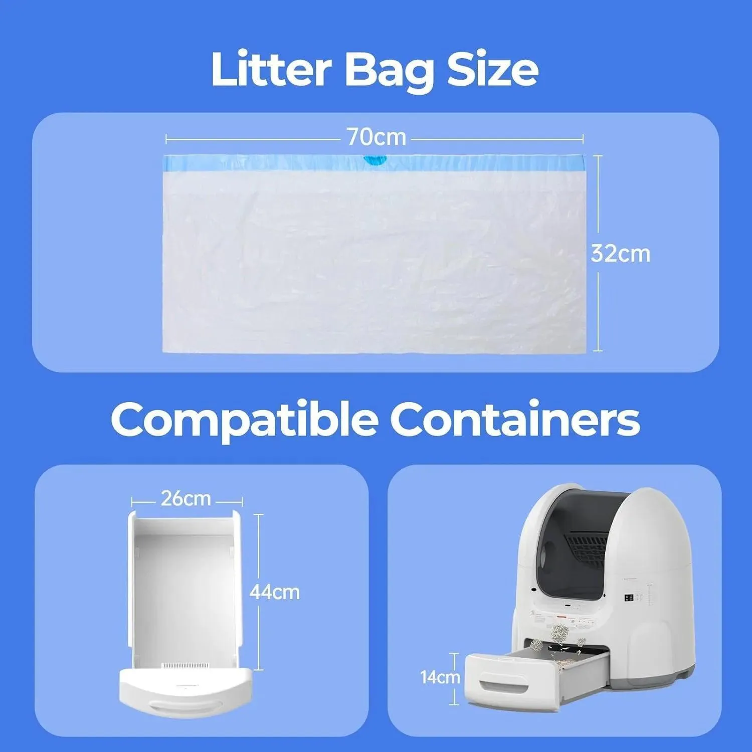 Amicura Cura2 Litter Bags 12L (45 bags)