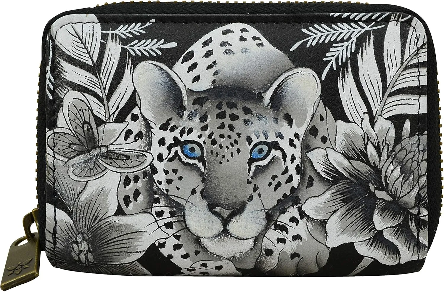 Anuschka Women’s Original Hand-Painted Genuine Leather Accordion Style Credit and Business Card Holder