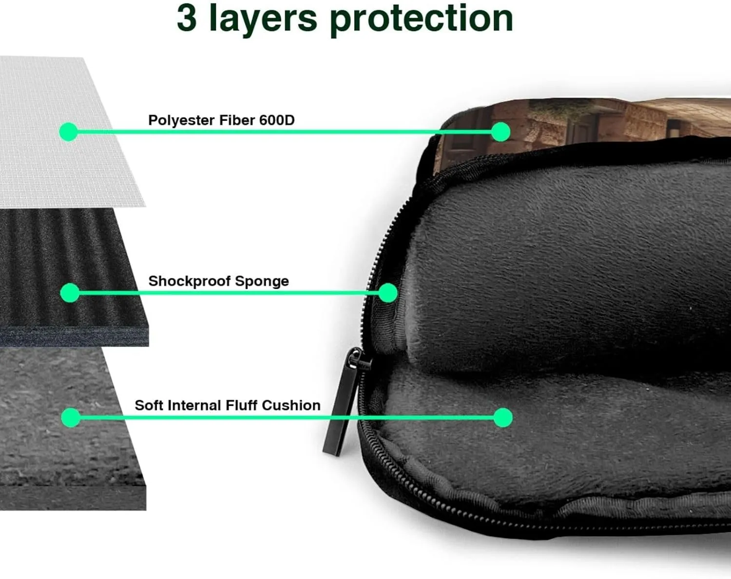 Architecture Streets Houses Print Laptop Shoulder Bag With Shoulder Strap Briefcase Slim Computer Bag For Women Men