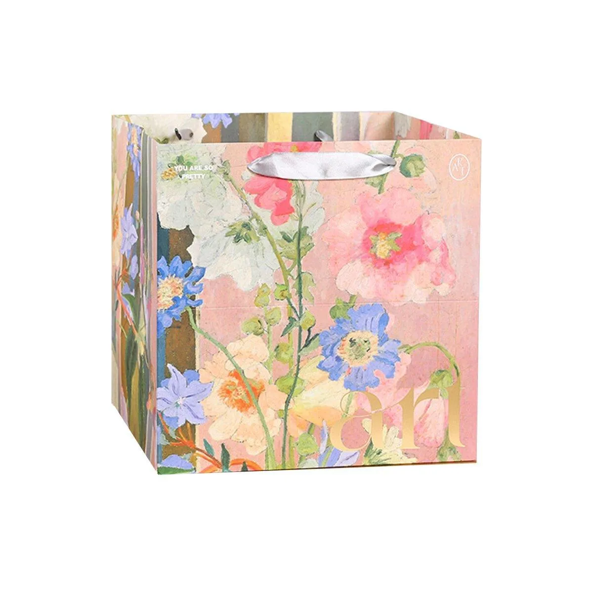 Artistic Present Paper Bags 2 Colors 10PCS