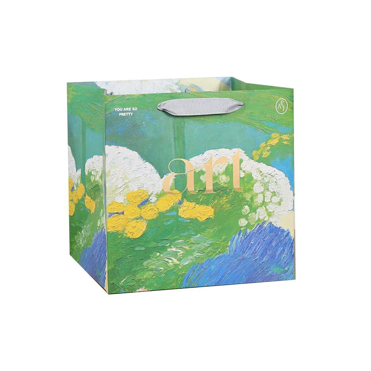 Artistic Present Paper Bags 2 Colors 10PCS