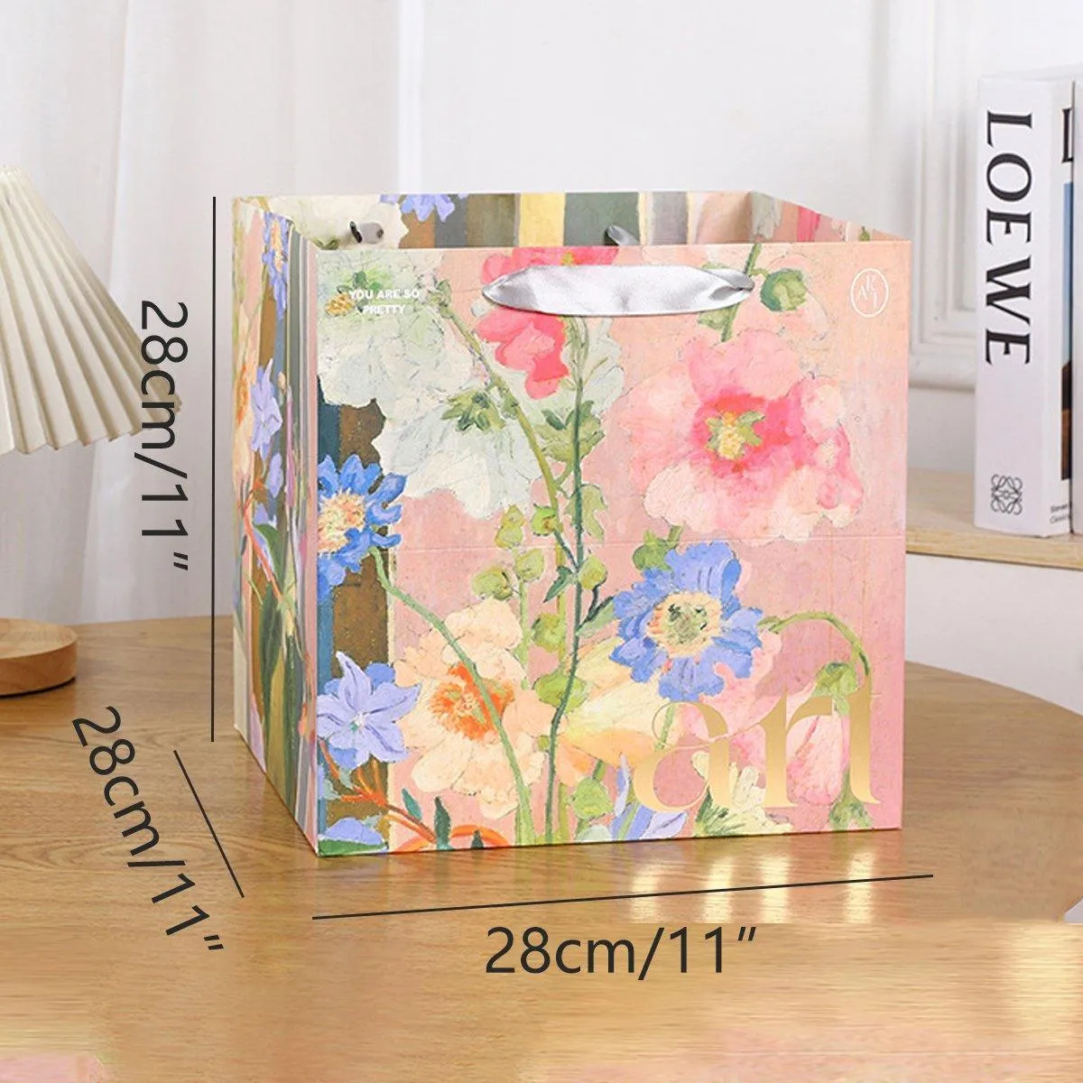 Artistic Present Paper Bags 2 Colors 10PCS