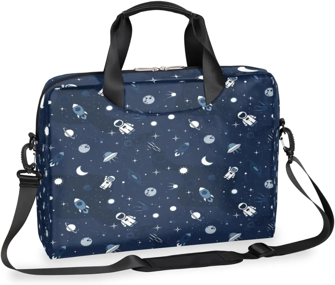 Astronaut Space Shuttle 15-16 Inch Laptop Case Shoulder Messenger Bag Computer Bags for Laptops for Men Women 15.6 Inch Laptop Bags