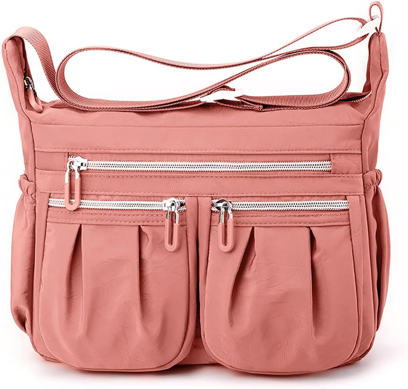 Athletic Crossbody Bags for Women Fabric Nylon Multi Pocket Crossbody Bags Carry Options for Work and Daily Use(PK1)